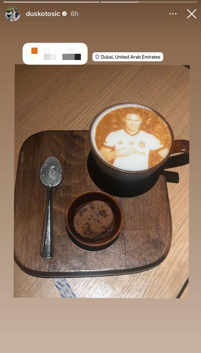 Duško Tošić objava