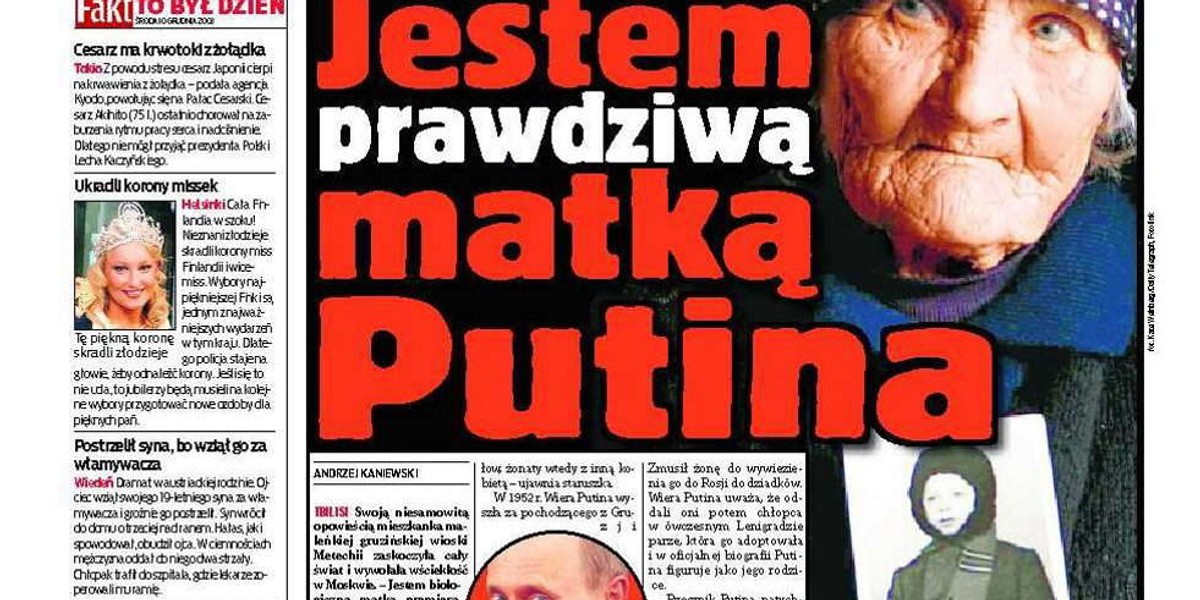 Jestem matką Putina