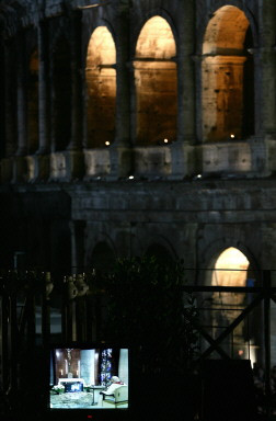 ITALY-POPE-GOOD FRIDAY-COLOSEUM