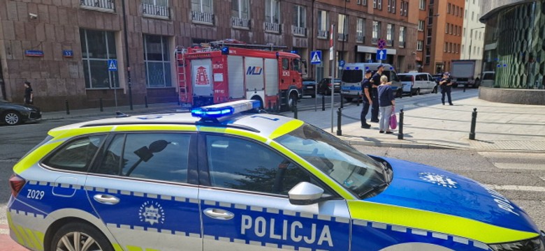 Warszawa: Białorusin z nożem w ministerstwie. Ewakuacja budynku