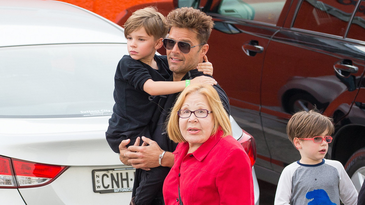 Ricky Martin spędza wolne chwile z synami