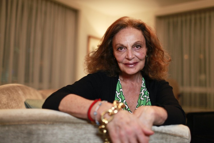 74. Projektantka Diane von Furstenberg