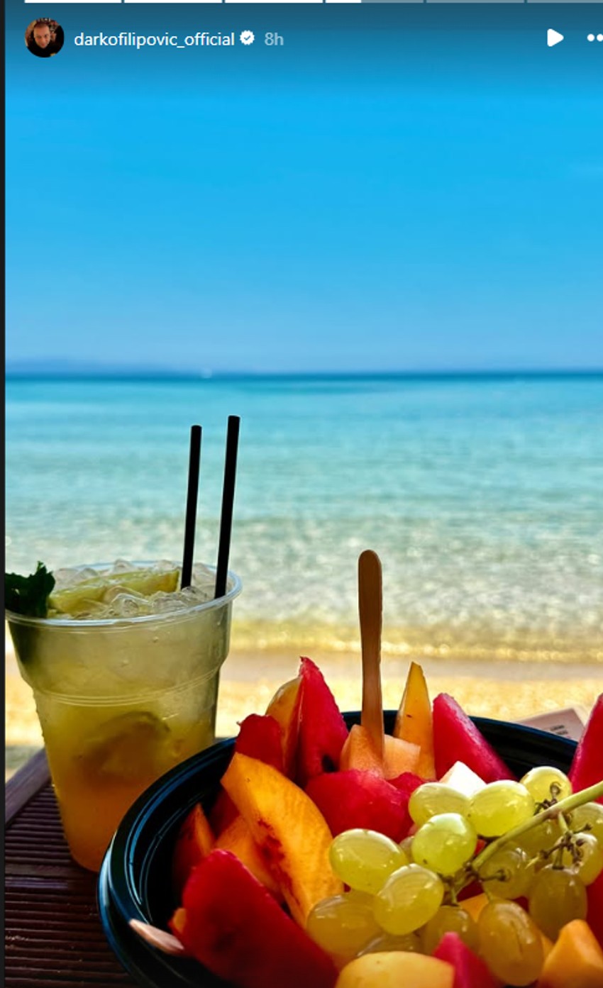 Darko Filipović na odmoru
