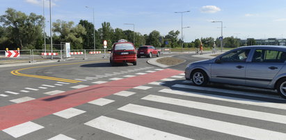 Już jeździmy po obwodnicy Leśnicy. Na razie po 300 metrach