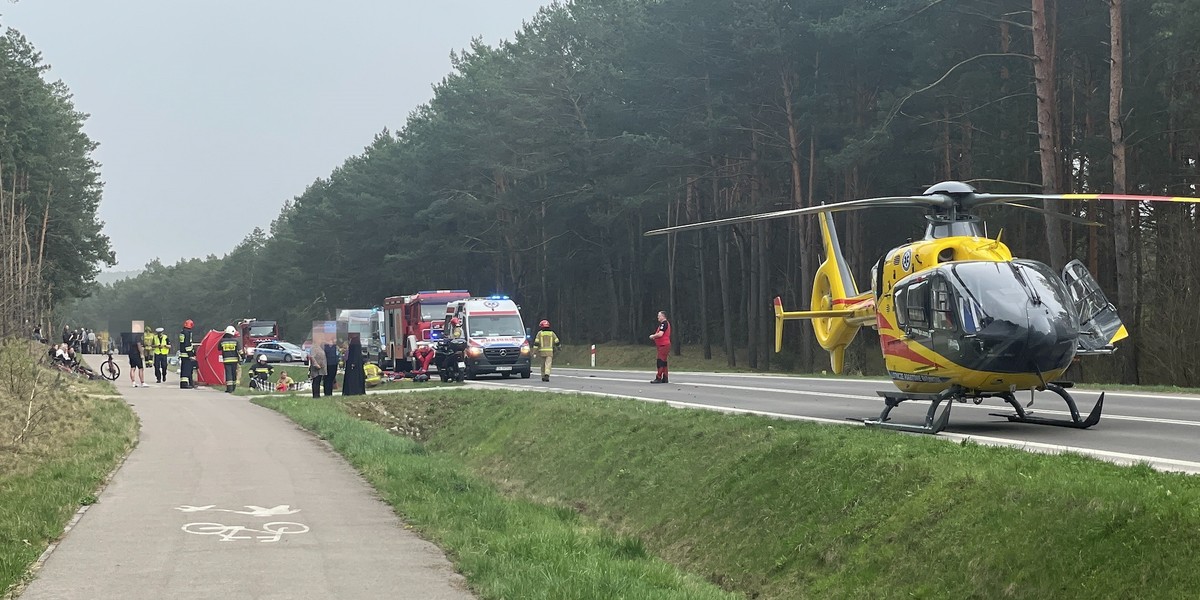 Poważny wypadek w Bolminie. Nie żyje kobieta.