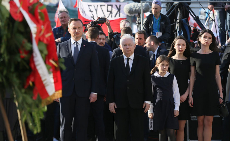 Uroczystości przed Pałacem Prezydenckim