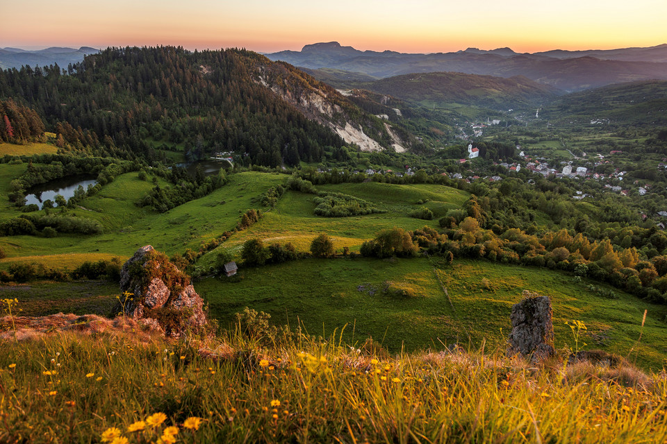 Krajobraz górniczy Roșia Montană (Rumunia)