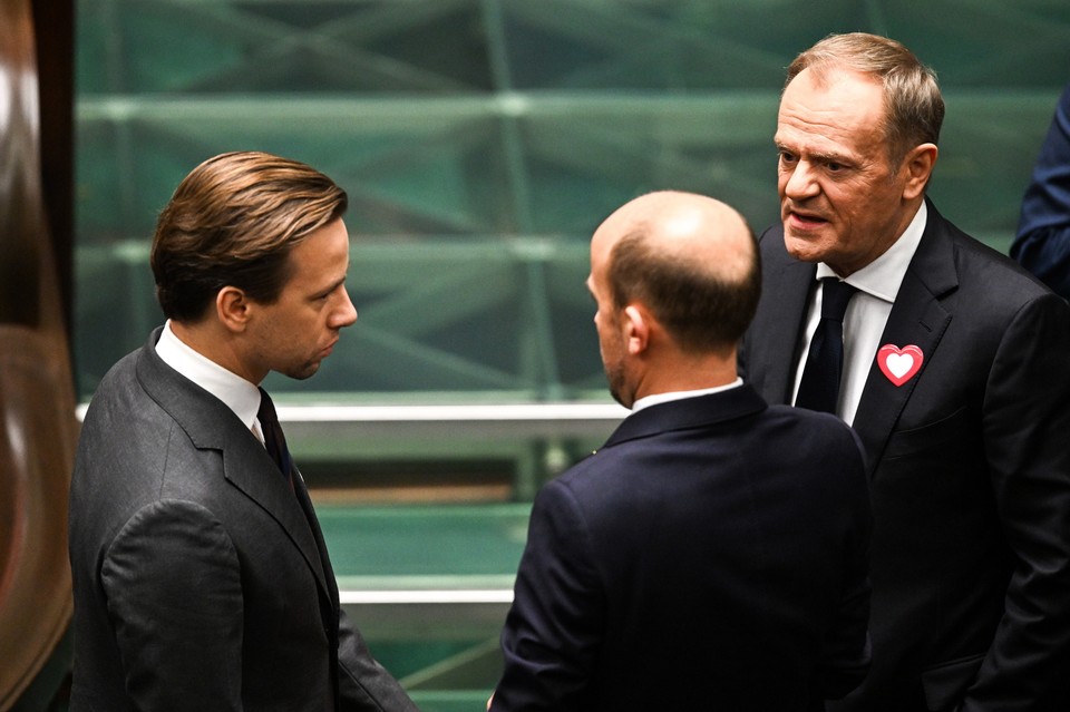 Krzysztof Bosak, Borys Budka, Donald Tusk