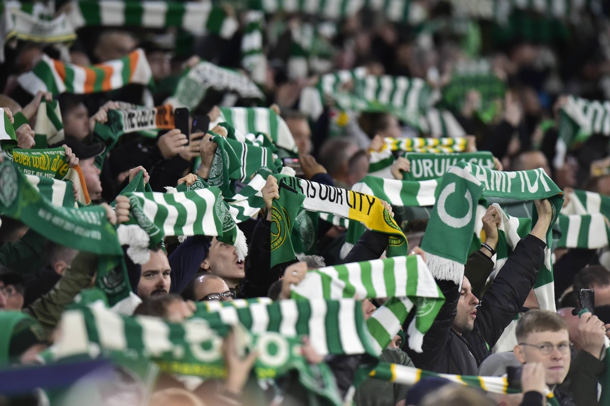 Kibice Celtiku Glasgow