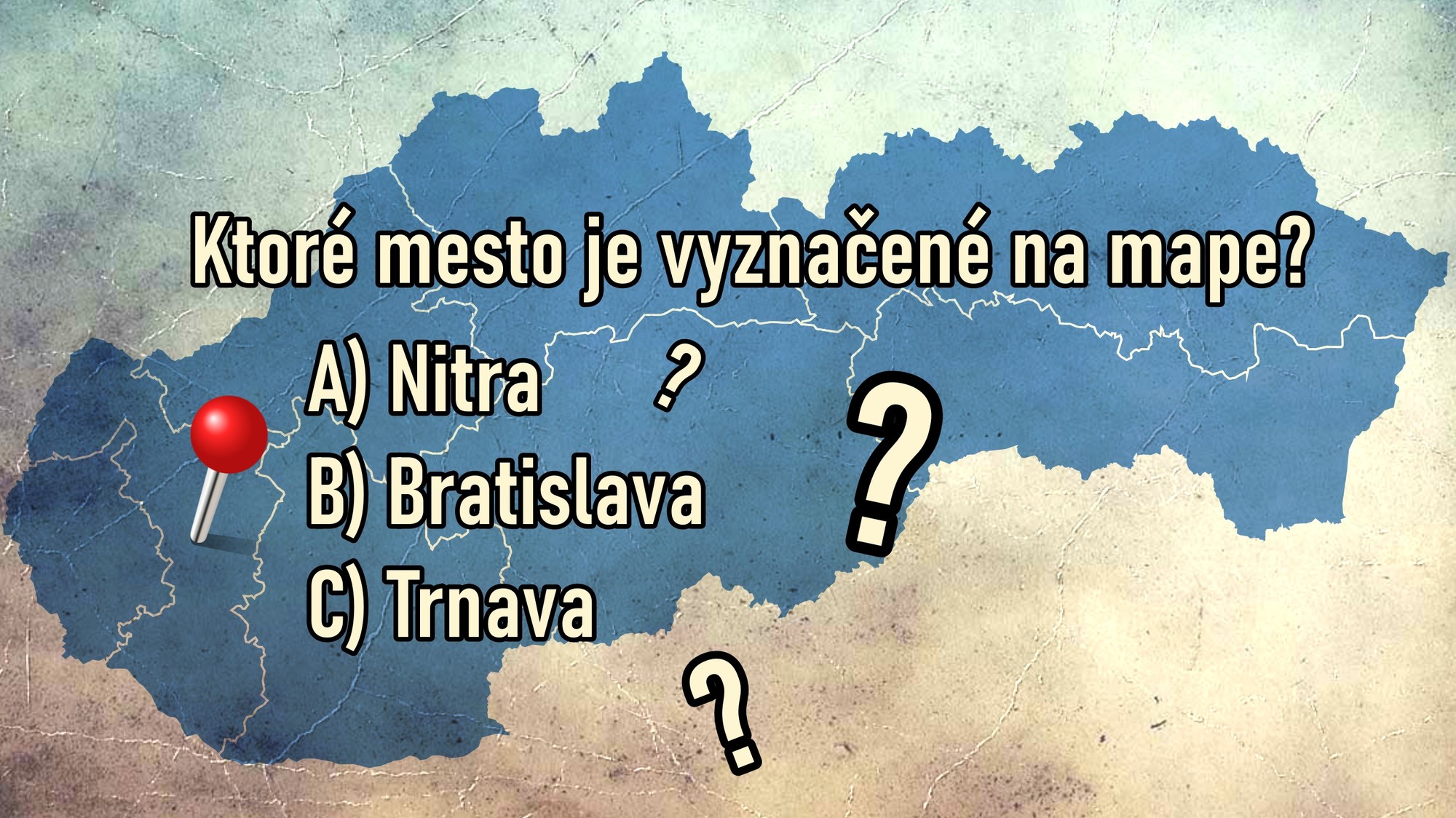 Slepá mapa Slovenska