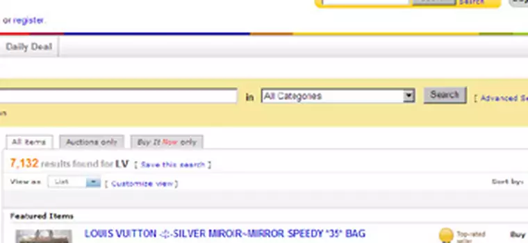 Ebay zapłaci grzywnę za luksus
