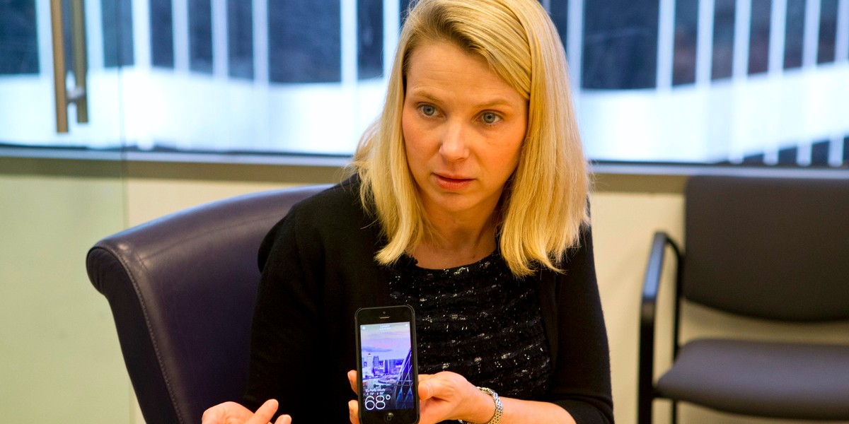 Yahoo CEO Marissa Mayer.