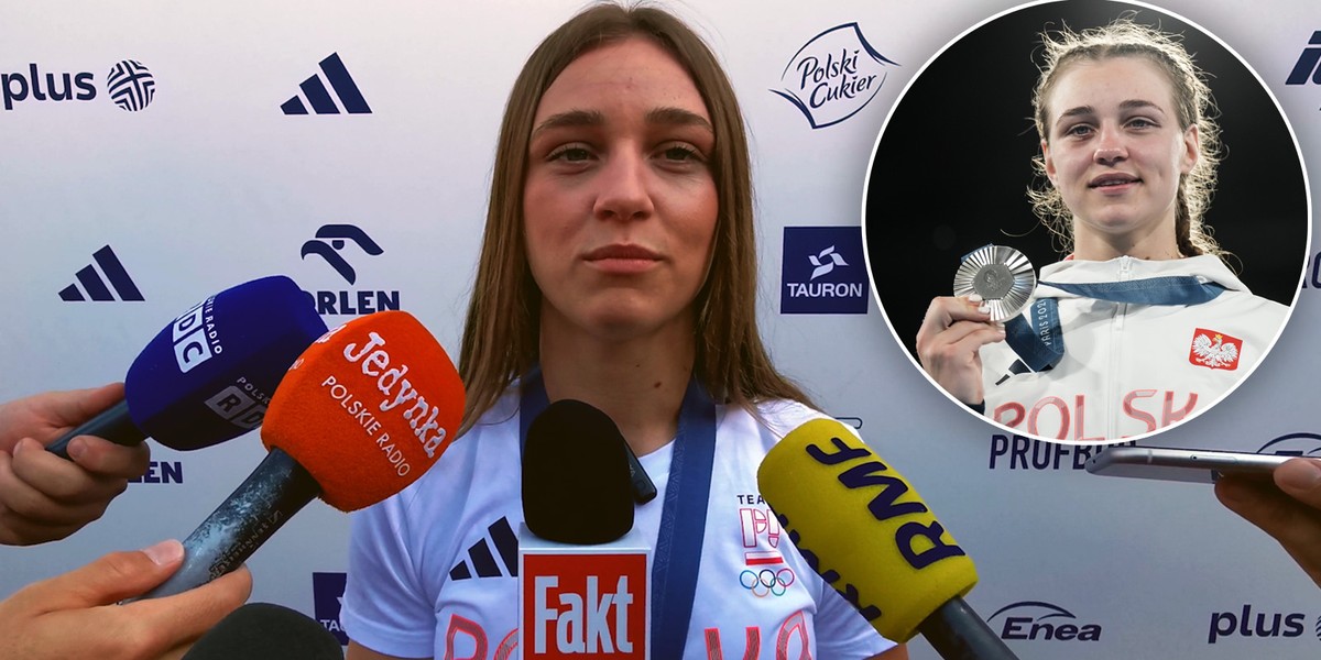 Julia Szeremeta opowiada o tym, jak bardzo cieszy się z olimpijskiego srebra. 