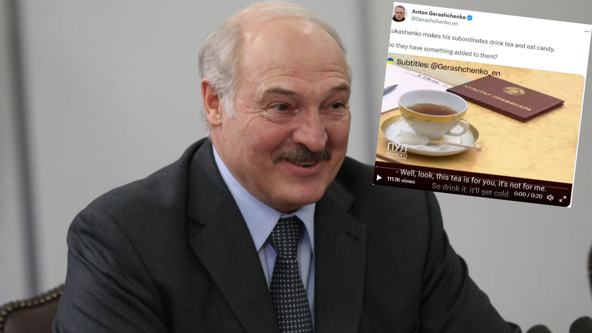 Łukaszenko zdradził, skąd bierze herbatę i ciasteczka. Goście zaskoczeni