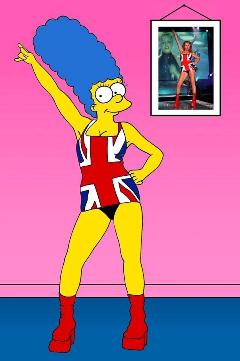 Marge Simpson jako Geri Halliwell