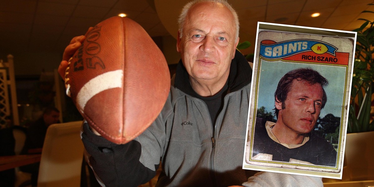 Ryszard Szaro był w drugiej połowie lat 70-tych gwiazdą NFL.