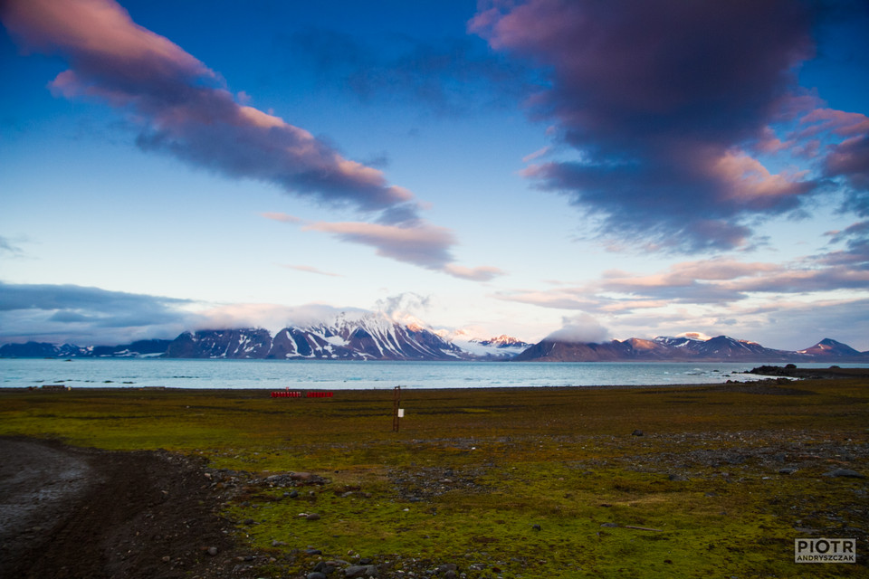 Fiord Hornsund od strony Polskiej Stacji Polarnej