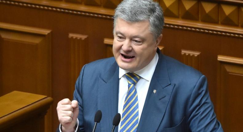 Ukrainian President Petro Poroshenko told the General Assembly that deploying a UN-mandated peace force could be a decisive factor in bringing an end to the five-year war in the Donbass region