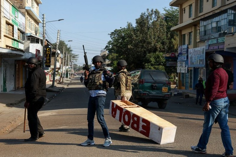 Kenya protest against U.S.-backed Ebola quarantine plan