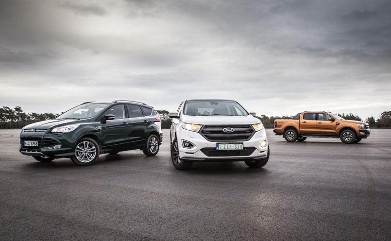 Ford kuga, edge i ranger