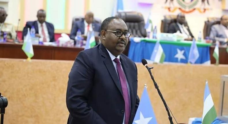 Puntland's new president, Mr Said Abdullahi Deni.