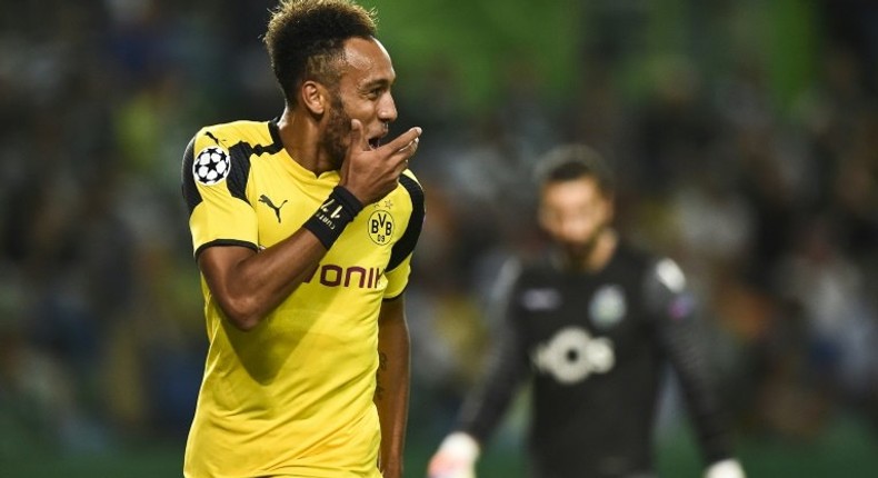 Dortmund's Gabonese forward Pierre-Emerick Aubameyang was voted German Bundesliga player of the year last season