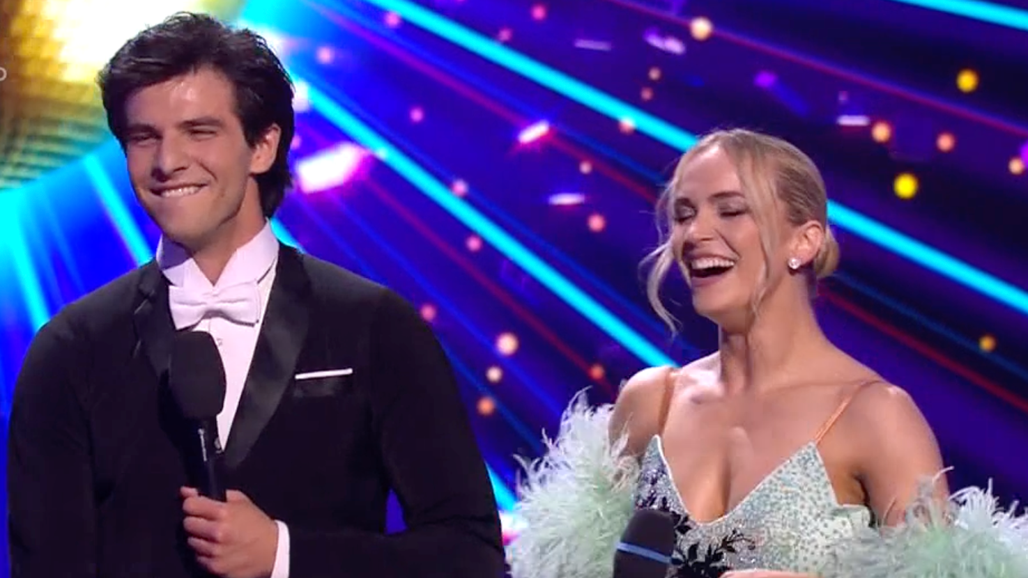 Kristián Baran a Eliška Betáková v Let's Dance. 