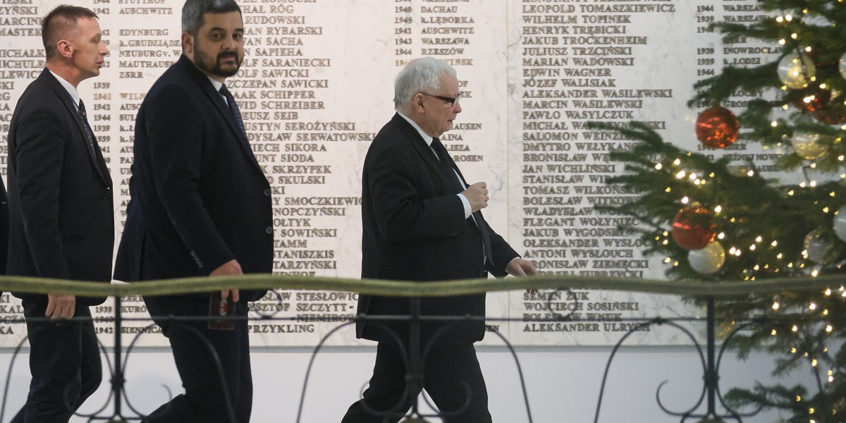 Jarosław Kaczyński w Sejmie