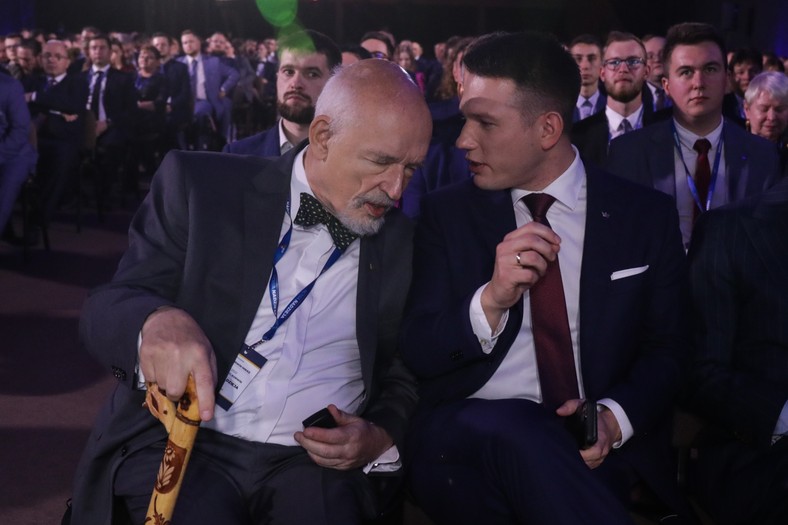 Janusz Korwin-Mikke i Sławomir Mentzen