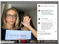 Małgorzata Trzaskowska wyraziła swoje stanowisko w sprawie zaostrzenia ustawy antyaborcyjnej. Polubiła to Anja Rubik...