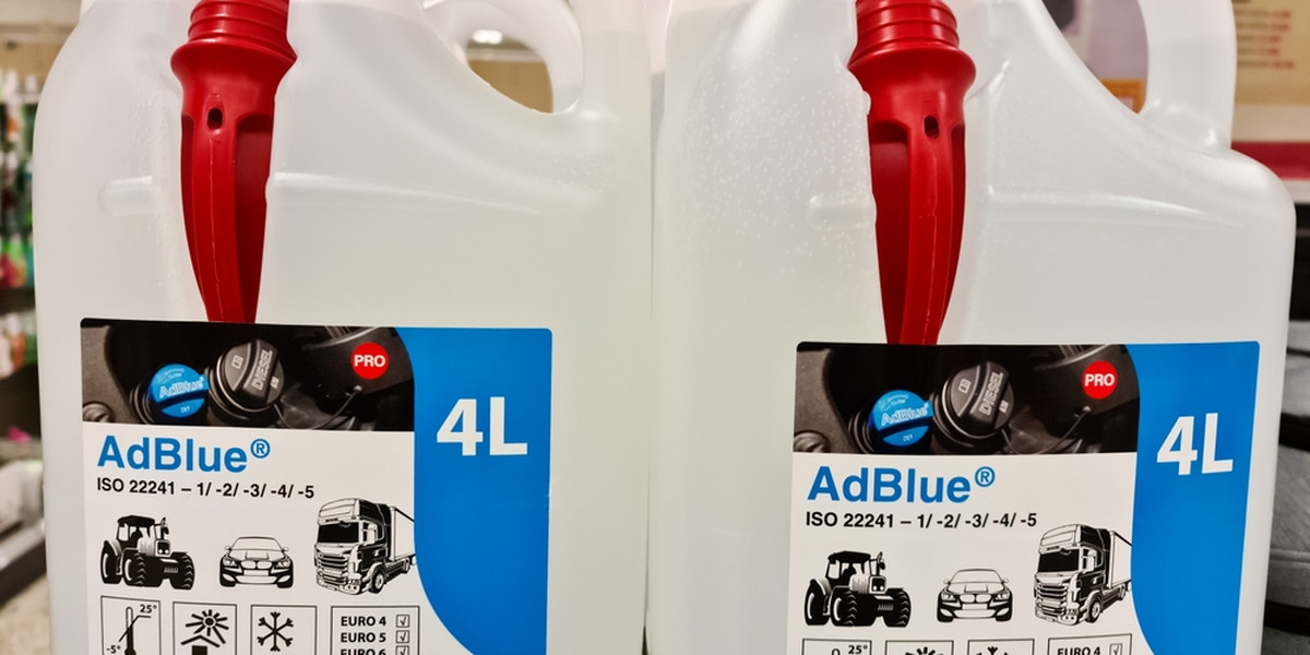 AdBlue jest niezbędny przy nowych silnikach diesla