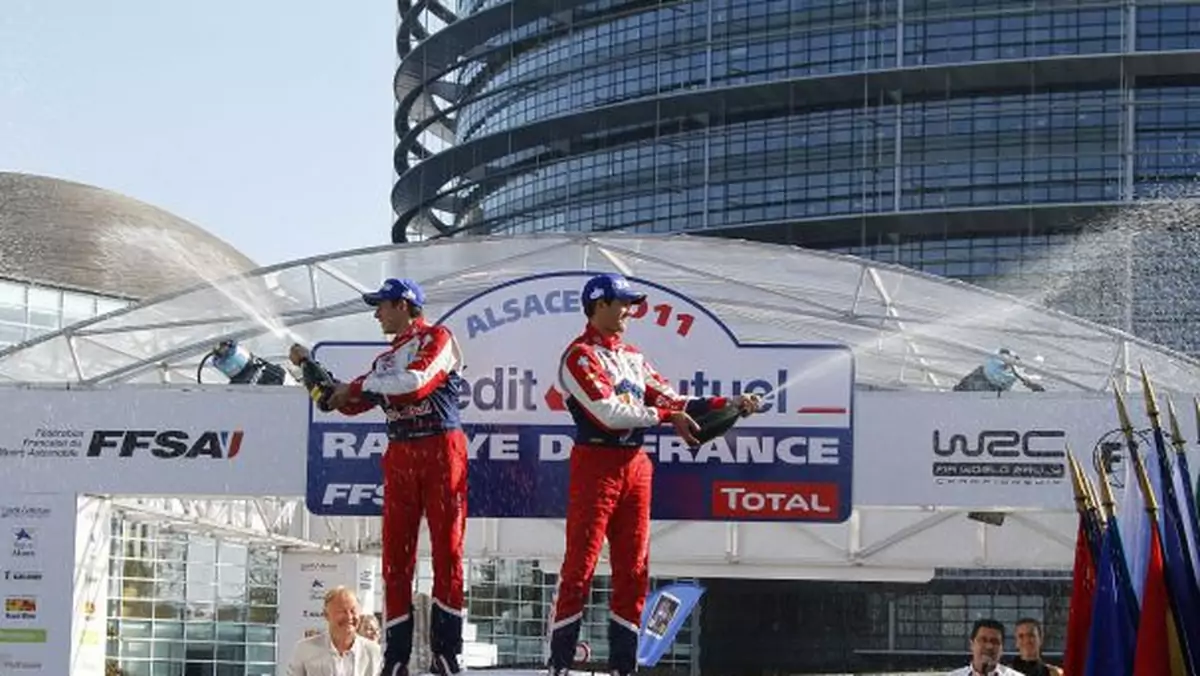Rajd Francji: Ogier triumfuje, Citroën wygrywa na punkty 