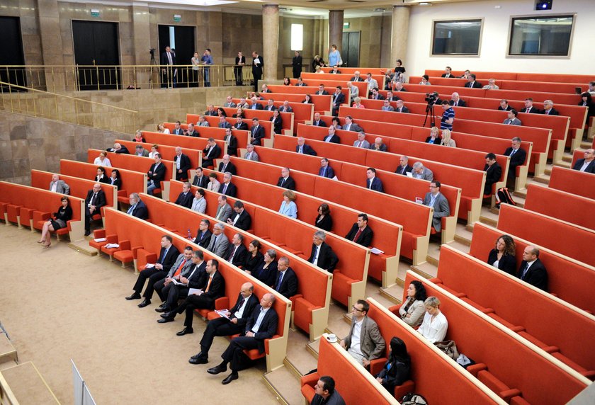 Sala konferencyjna w ministerstwie