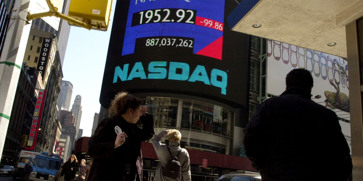 W rekordowych okresach ery dot-comów indeks NASDAQ wynosił 5132 pkt.
