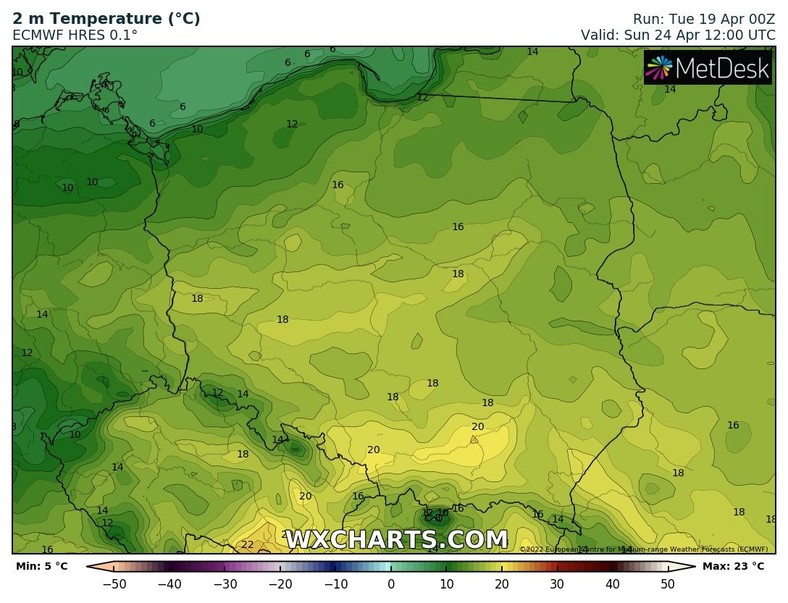 Przejściowe ocieplenie zapowiadamy w weekend