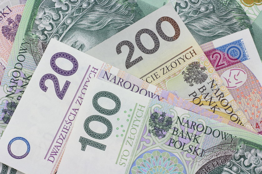Polskie banknoty.