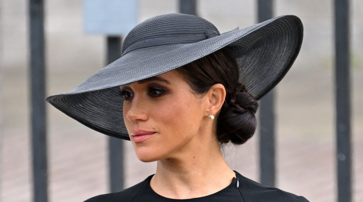 Meghan Markle II. Erzsébet királyné temetésén. Fotó: Getty Images