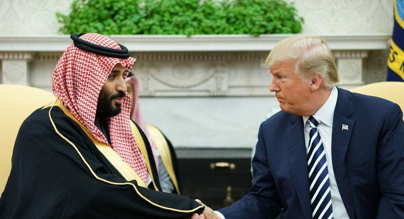 Donald Trump cultivated connections with Saudi Arabia during his time as president and after he left office. Mohammed bin Salman seemed to welcome his brash style.MANDEL NGAN / AFP