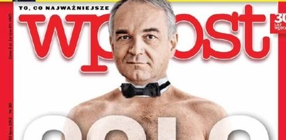 Goły Pawlak na okładce „Wprost”