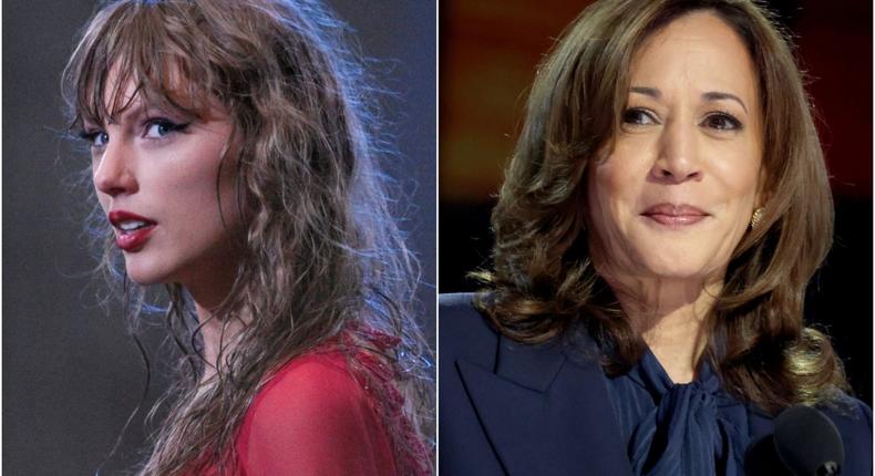 Fears around AI's influence on the election may be overblown, but they helped convince Taylor Swift to endorse Kamala Harris.Gregor Fischer/TAS24, Robert Gauthier/Los Angeles Times via Getty Images