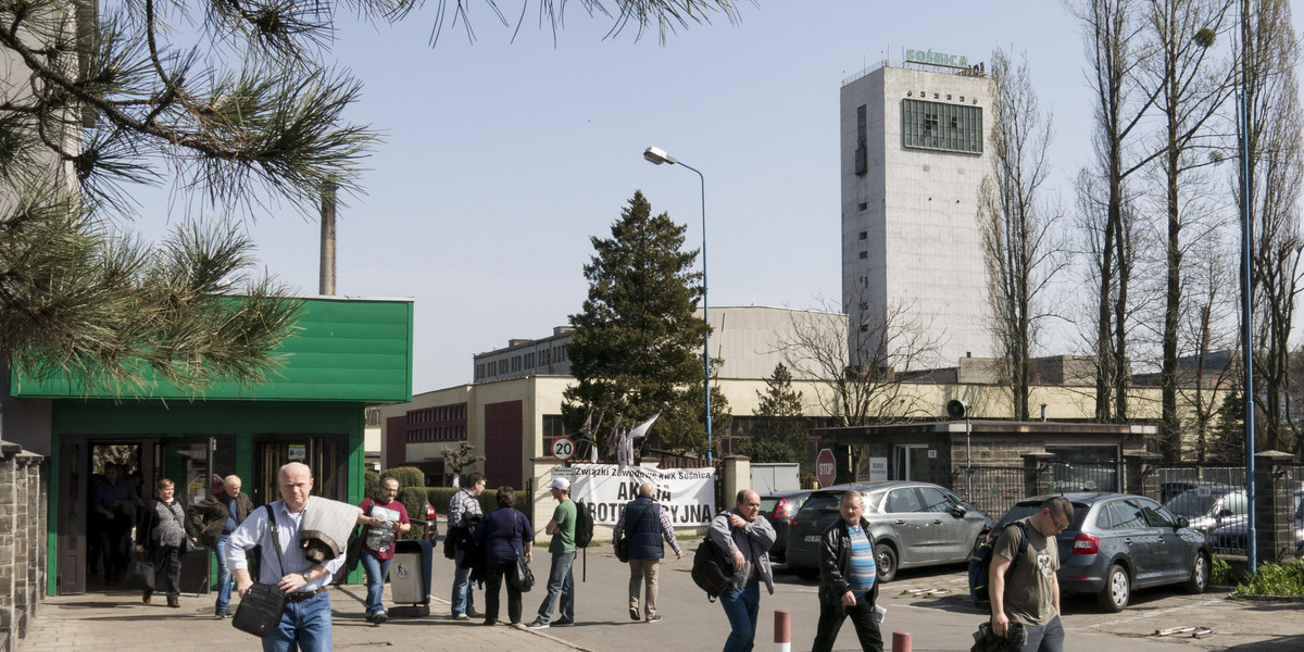 Górnicy z PGG upominają się o czternastkę