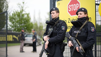 After the explosion near the Borussia Dortmund team bus