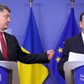 Prezydent Ukrainy Petro Poroszenko i szef Komisji Europejskiej Jose Manuel Barroso