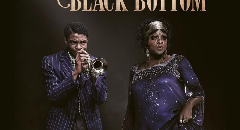 Chadwick Boseman, Viola Davies in Netflix's 'Ma Rainey's Black Bottom' [Instagram/violadavies]