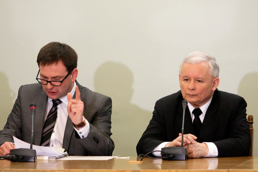 Daniel Obajtek i Jarosław Kaczyński