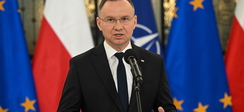 Andrzej Duda komentuje exposé ministra Sikorskiego. "Trudno nie nazwać tego manipulacją i propagandą"