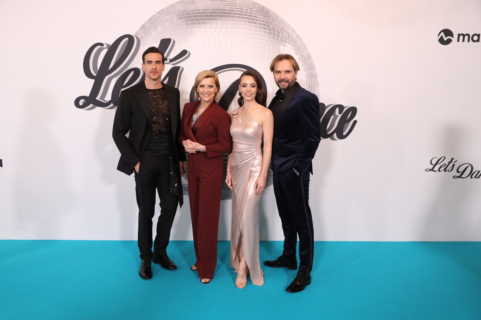 Adam Bardy, Tatiana Drexler, Gabika Marcinková a Ján Ďurovčík na Let’s Dance.
