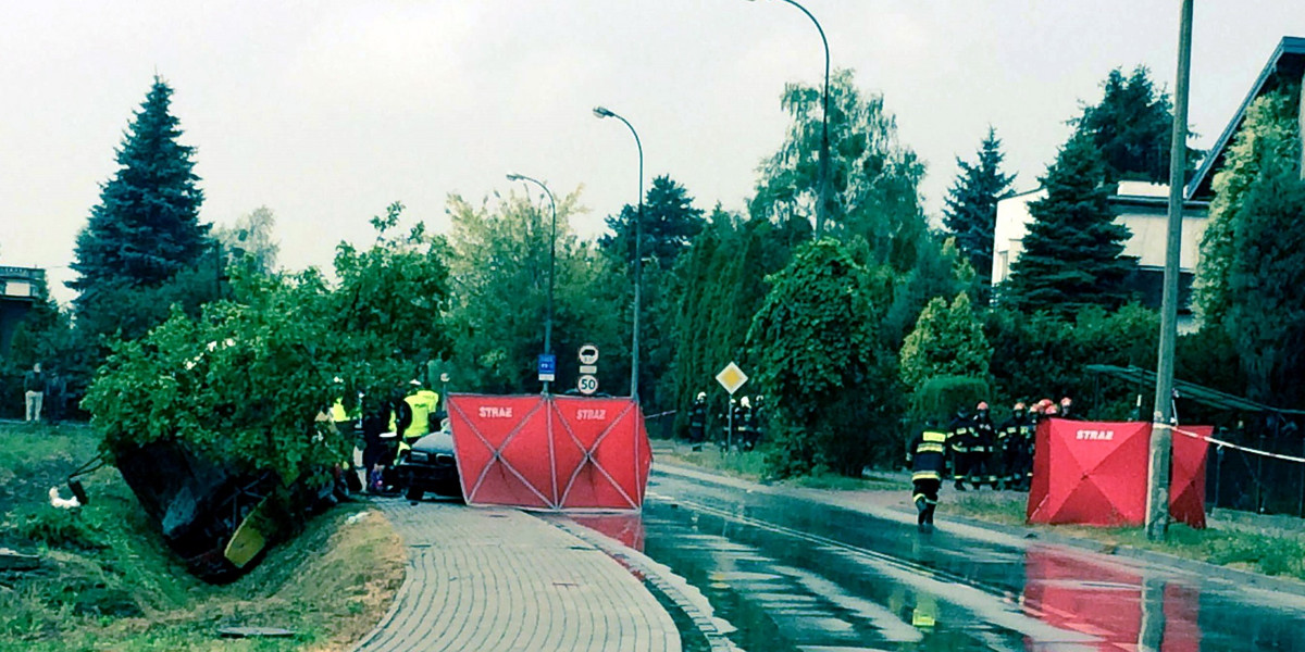 śmiertelny wypadek na bemowie