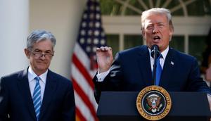 President Donald Trump announces Federal Reserve board member Jerome Powell as his nominee for the next chair of the Federal Reserve in the Rose Garden of the White House in Washington, Thursday, Nov. 2, 2017AP Photo/Alex Brandon