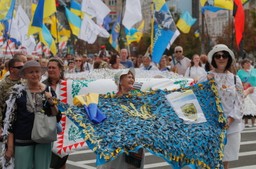 Ukraina hucznie świętowała 30-lecie ogłoszenia niepodległości